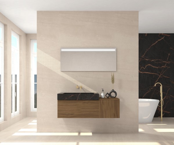Pack NICEA + lavabo Dekton + espejo LED