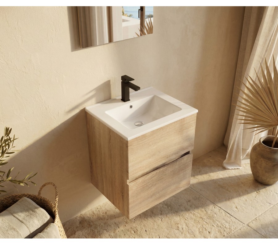 Pack CARCANS + lavabo + espejo liso