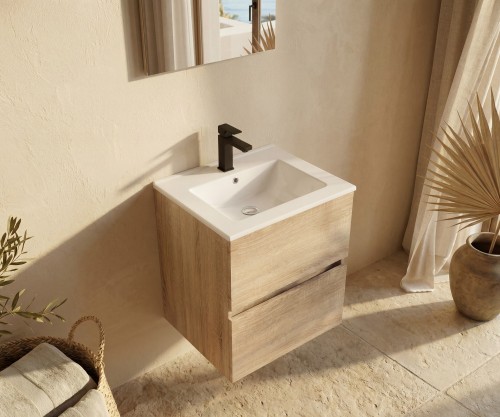 Pack CARCANS + lavabo + espejo liso