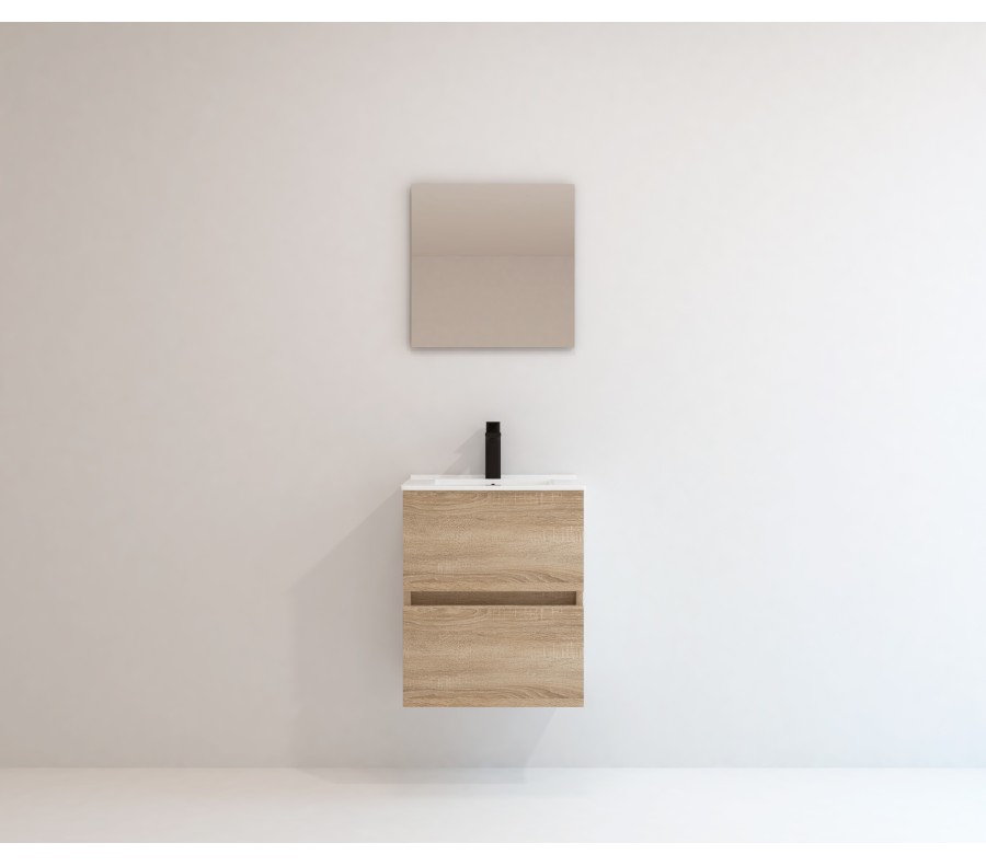 Pack CARCANS + lavabo + espejo liso