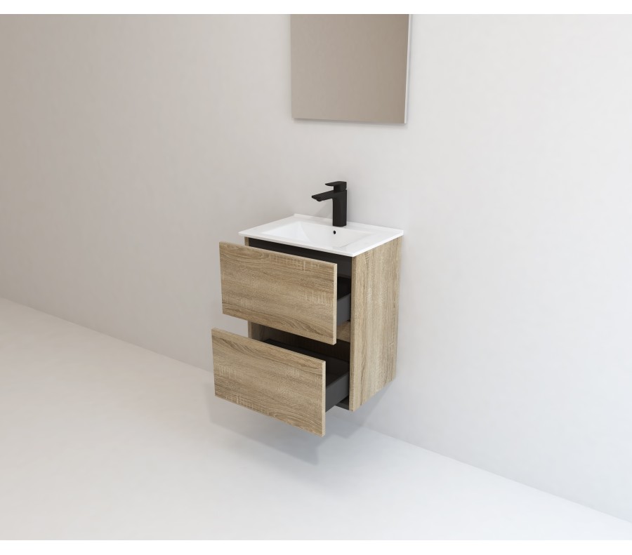 Pack CARCANS + lavabo + espejo liso