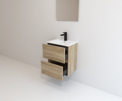 Pack CARCANS + lavabo + espejo liso