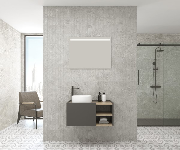 Pack RHÔNE + lavabo + espejo LED