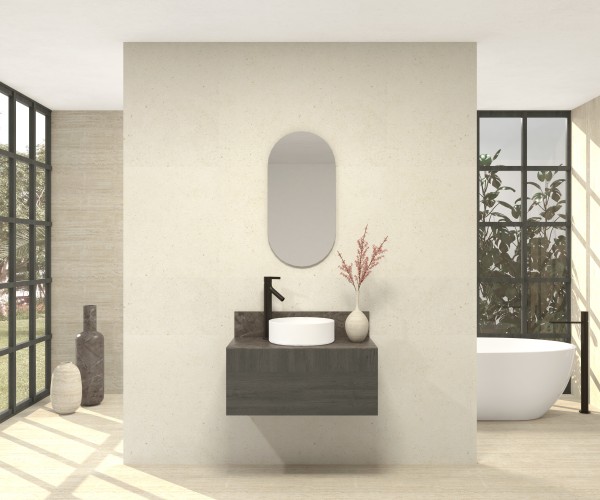 Pack SARLAT + encimera Dekton + lavabo + espejo cápsula