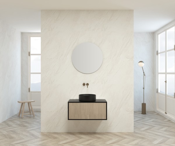 Pack VENTOUX + lavabo + espejo circular