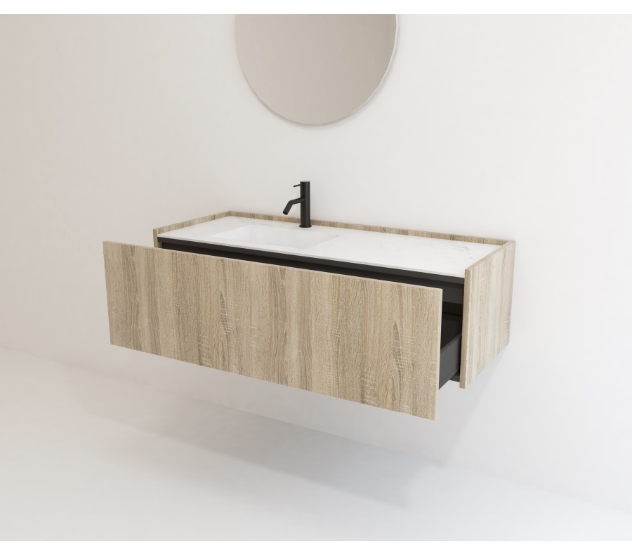 Pack GALIBIER + lavabo Dekton + espejo circular