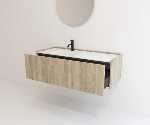 Pack GALIBIER + lavabo Dekton + espejo circular
