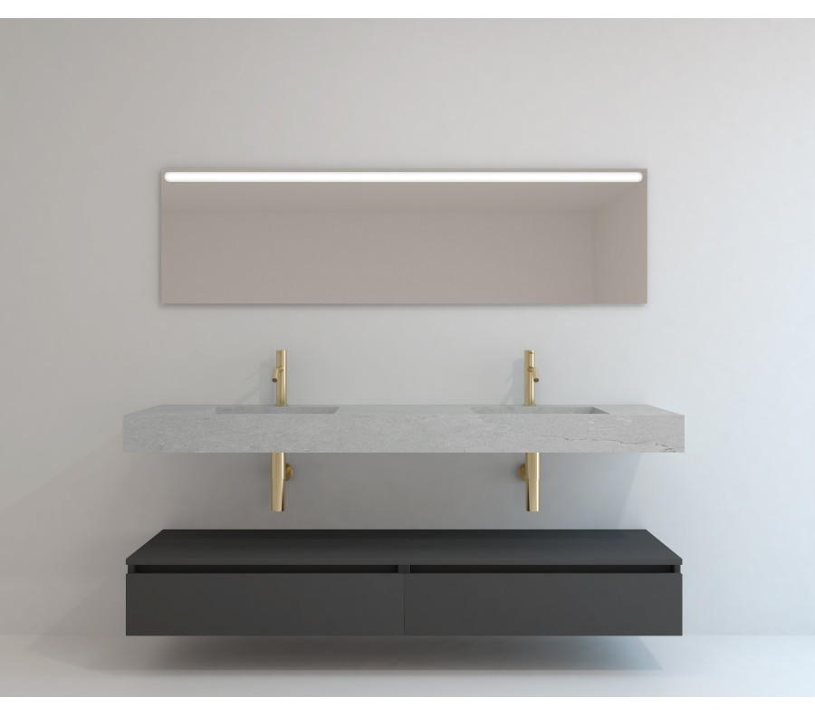 Pack ORIGINE PETRALISSE + lavabo piedra sinterizada + espejo cápsula