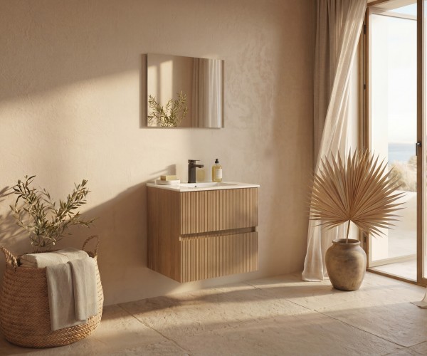 Pack CARCANS + lavabo + espejo liso