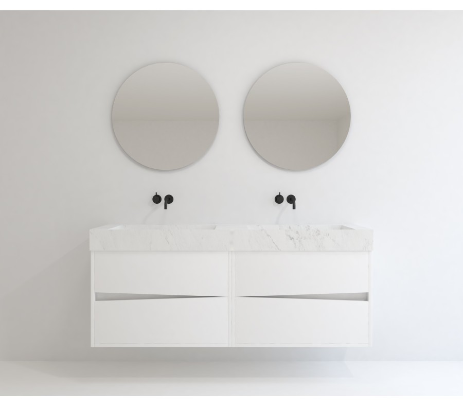 Pack DENAIN + lavabo Dekton + espejo circular