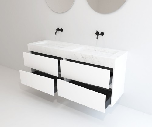 Pack DENAIN + lavabo Dekton + espejo circular