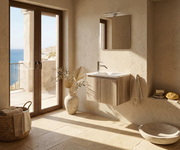 Pack ONET + lavabo + espejo + foco LED