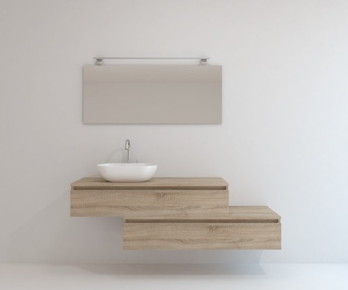 Pack SANCY + lavabo + espejo + foco LED