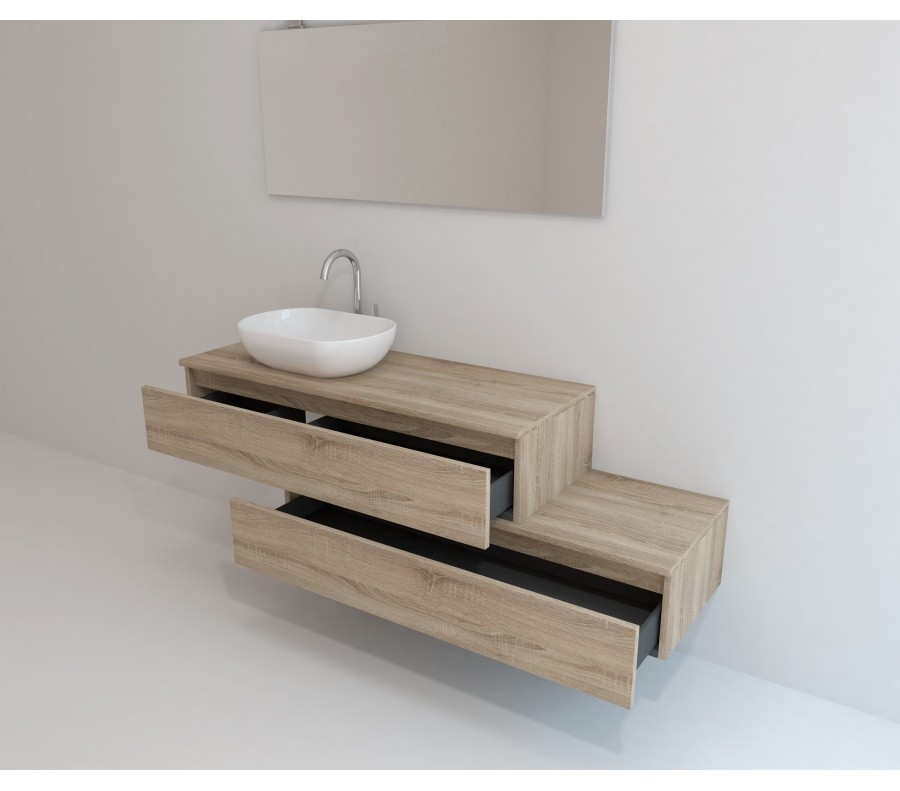 Pack SANCY + lavabo + espejo + foco LED