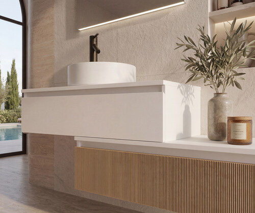 Pack TABOR + lavabo + espejo LED