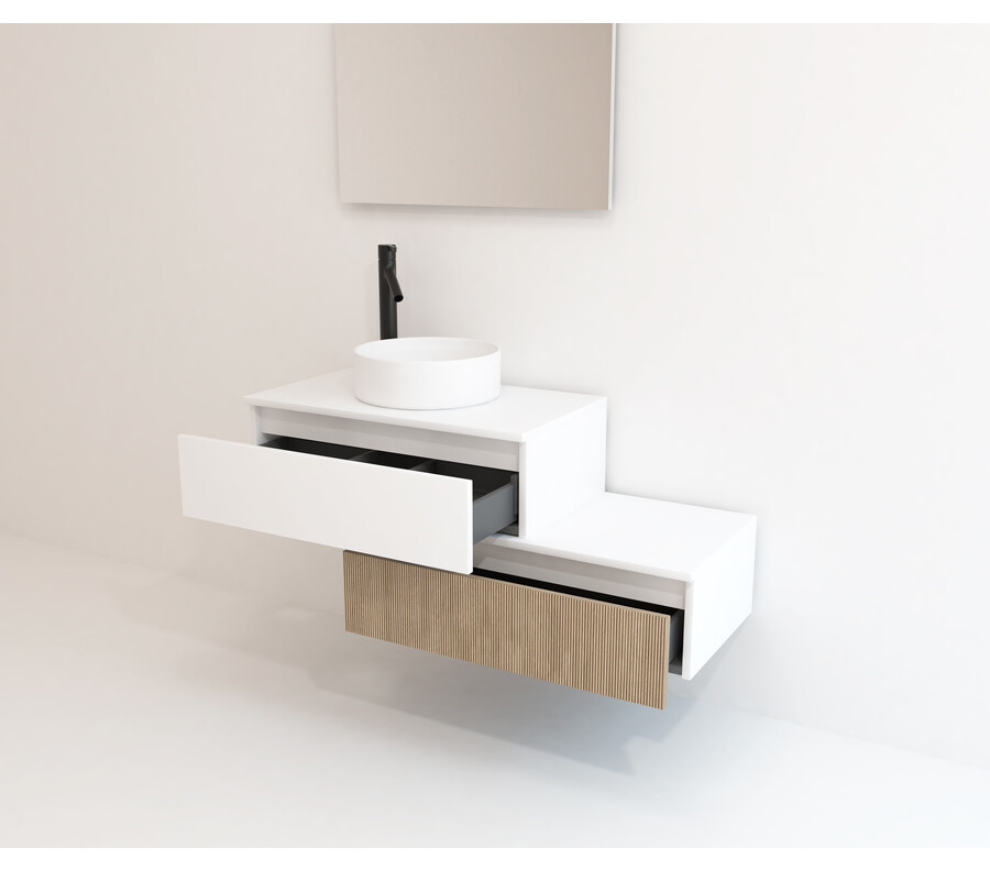 Pack TABOR + lavabo + espejo LED