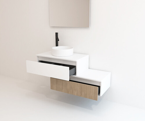 Pack TABOR + lavabo + espejo LED