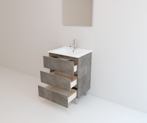 Pack ALEGHE+ lavabo + espejo liso