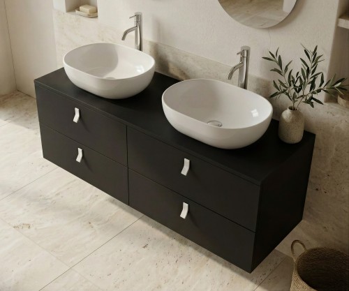 Pack ALEGHE COULEURS + lavabo + espejo cápsula