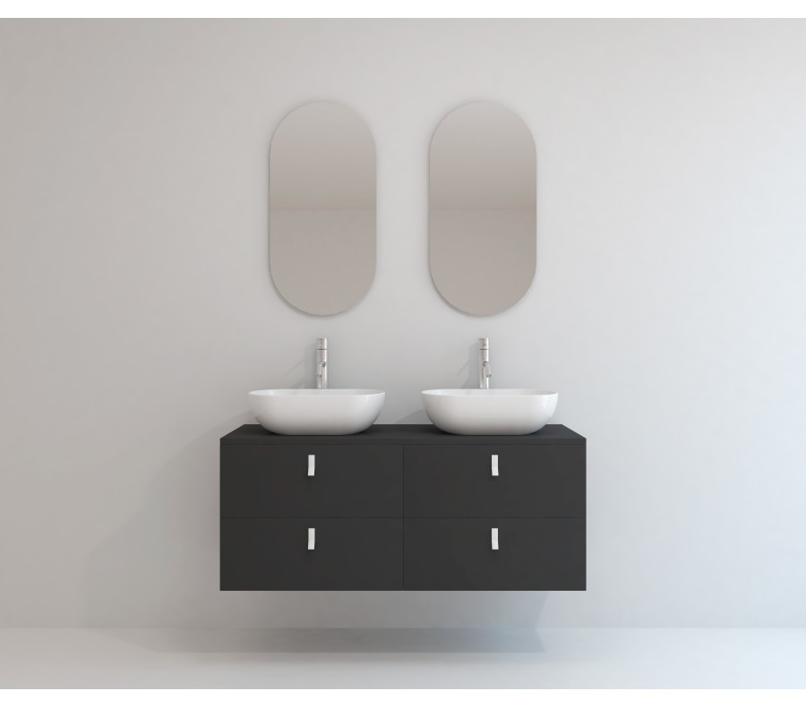 Pack ALEGHE COULEURS + lavabo + espejo cápsula