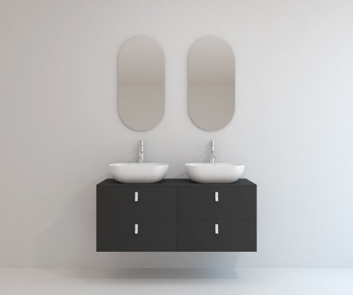 Pack ALEGHE COULEURS + lavabo + espejo cápsula