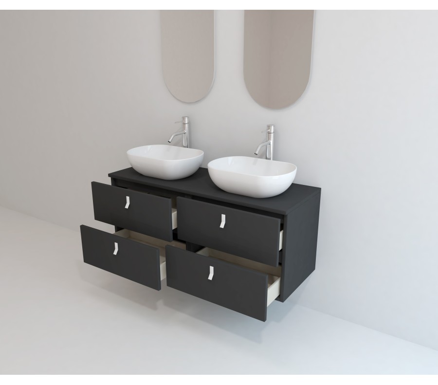 Pack ALEGHE COULEURS + lavabo + espejo cápsula