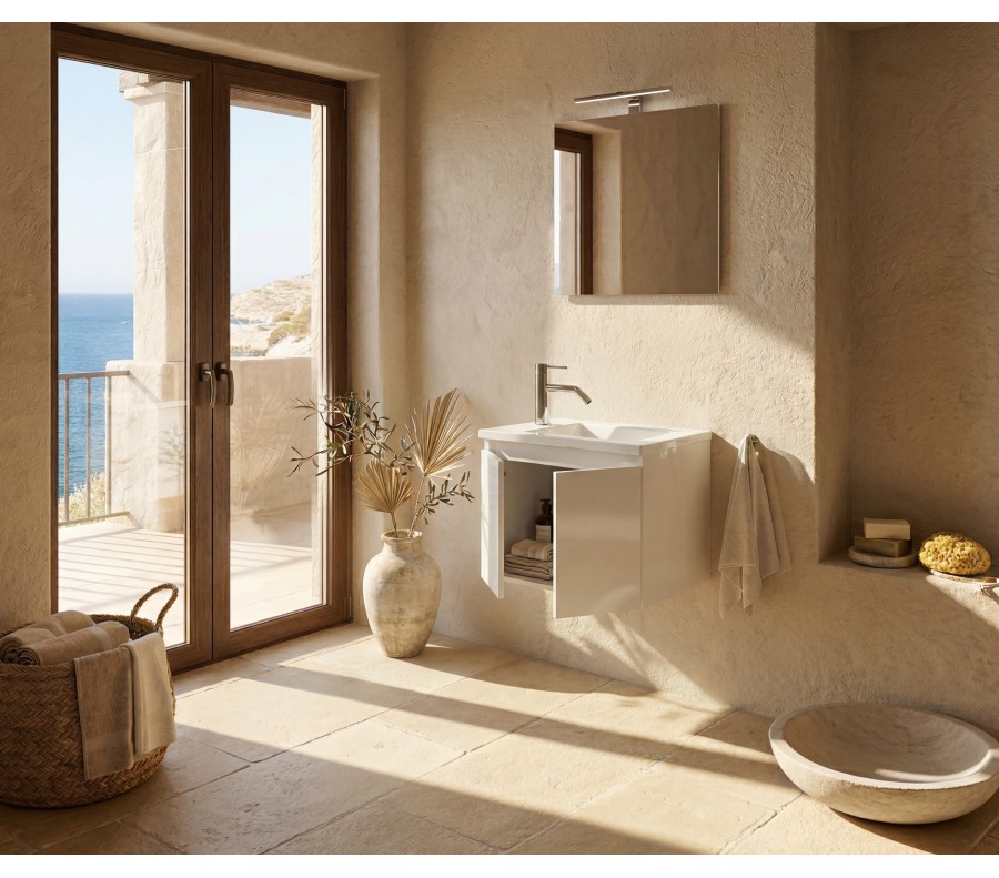 Pack ONET + lavabo + espejo + foco LED