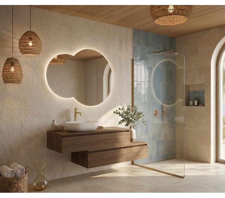 Pack SANCY-STYLE + lavabo + espejo LORENA