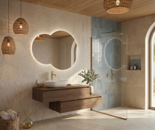 Pack SANCY-STYLE + lavabo + espejo LORENA