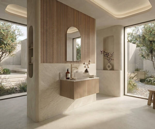 Pack LOUET + encimera dekton + lavabo + espejo alma 2