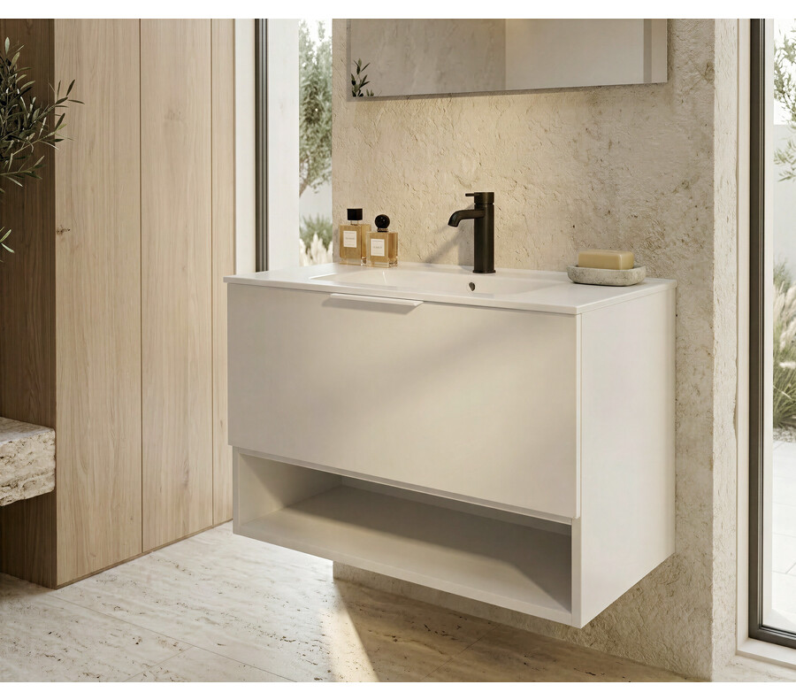 Pack FORLET + lavabo + espejo liso