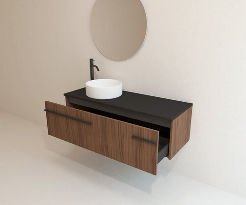 Pack VOUGLANS + lavabo + espejo redondo