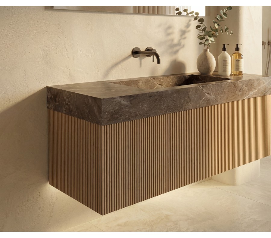 Pack NEOUVIELLE + lavabo Dekton + espejo LED