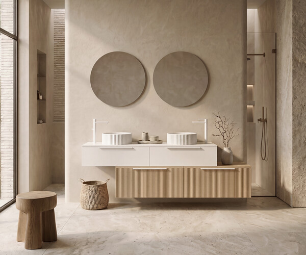 Pack ALSACE + lavabo + espejo cápsula 2