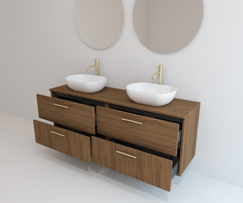 Pack CHAMELET + lavabo + espejo circular