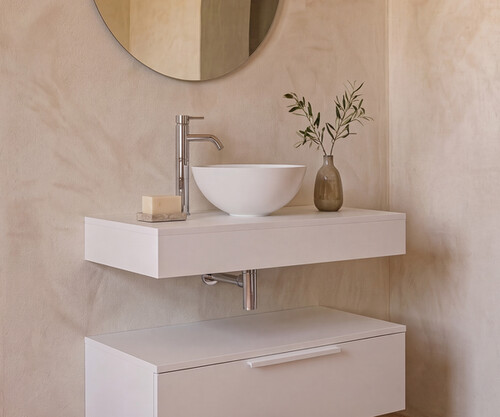 Pack CLERMONT + lavabo + espejo circular
