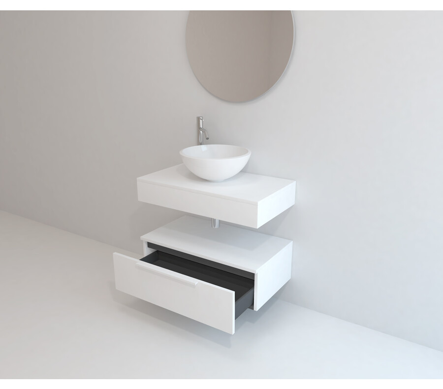 Pack CLERMONT + lavabo + espejo circular