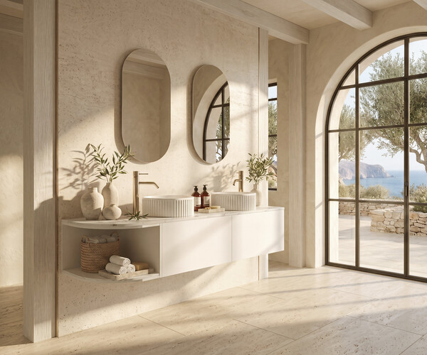 Pack CASSIS + encimera Dekton + lavabo estriado 2
