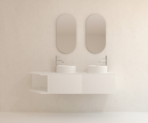 Pack CASSIS + encimera Dekton + lavabo estriado
