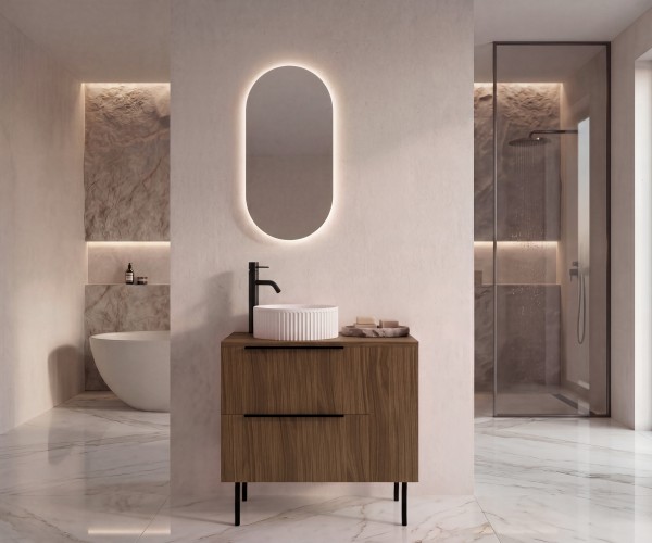 Pack NANTERRE + lavabo estriado 2