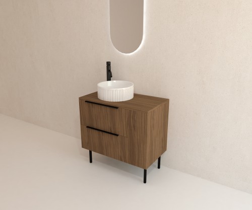 Pack NANTERRE + lavabo estriado