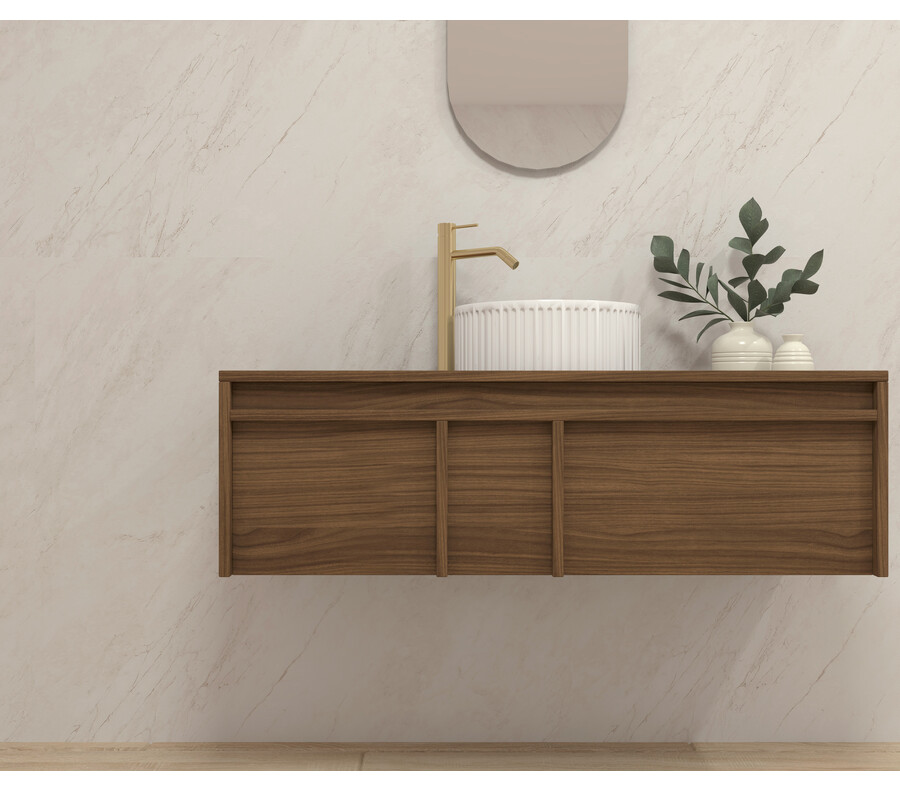 Pack LUBÉRON  + lavabo + espejo circular