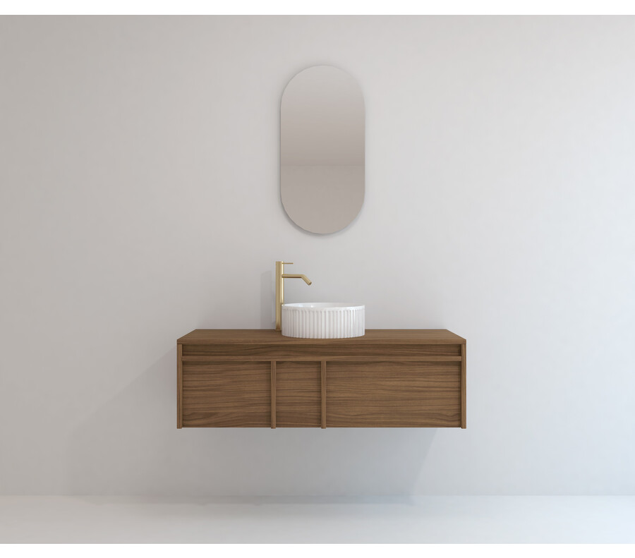 Pack LUBÉRON  + lavabo + espejo circular