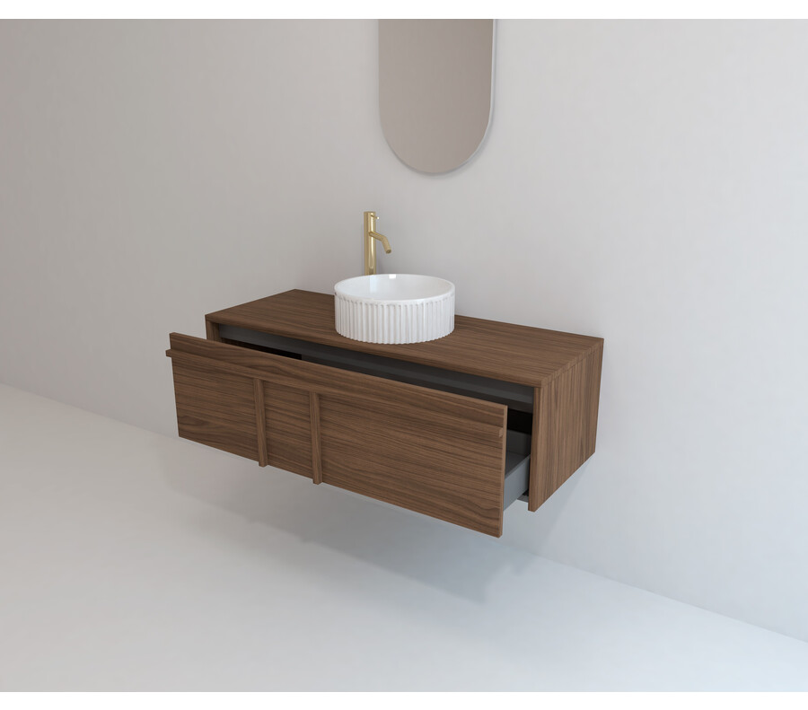 Pack LUBÉRON  + lavabo + espejo circular