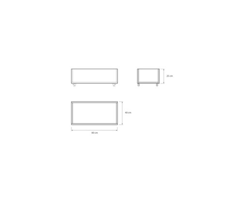 Mueble auxiliar con ruedas VALLÉE