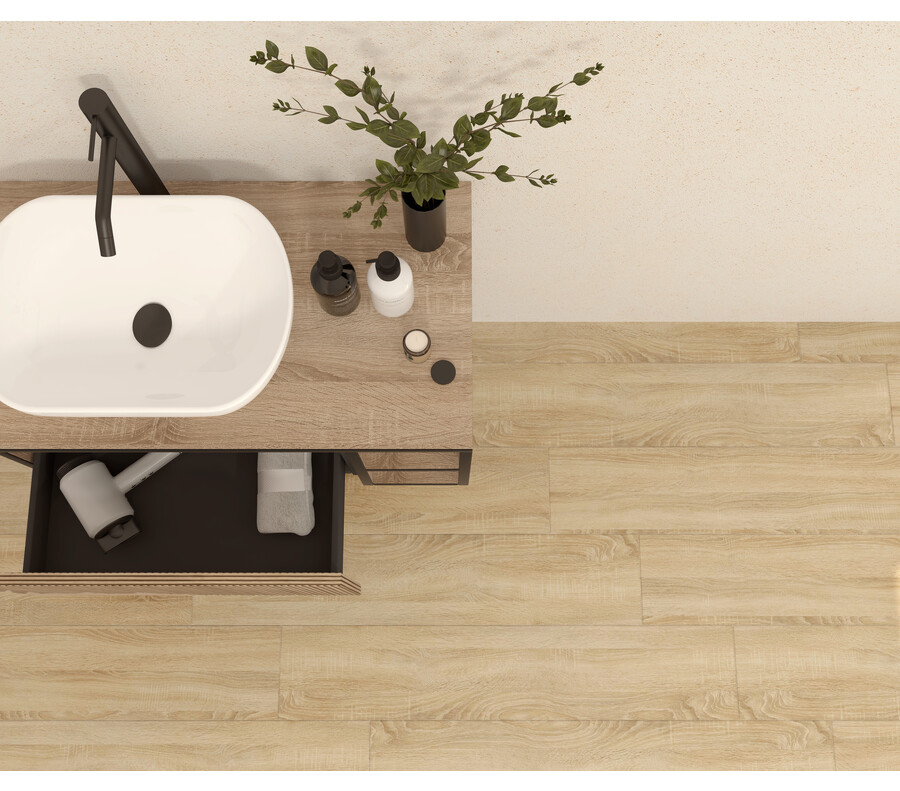 Pack BETTON + lavabo + espejo cápsula retro