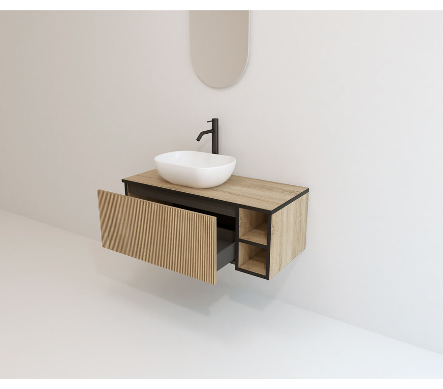 Pack BETTON + lavabo + espejo cápsula retro