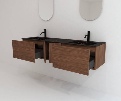 Pack AIGLE + lavabo Dekton + espejo cápsula
