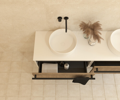 Pack ASPET + lavabo + espejo circular