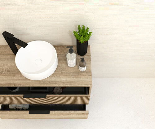 Pack AYDAT + lavabo + espejo redondo